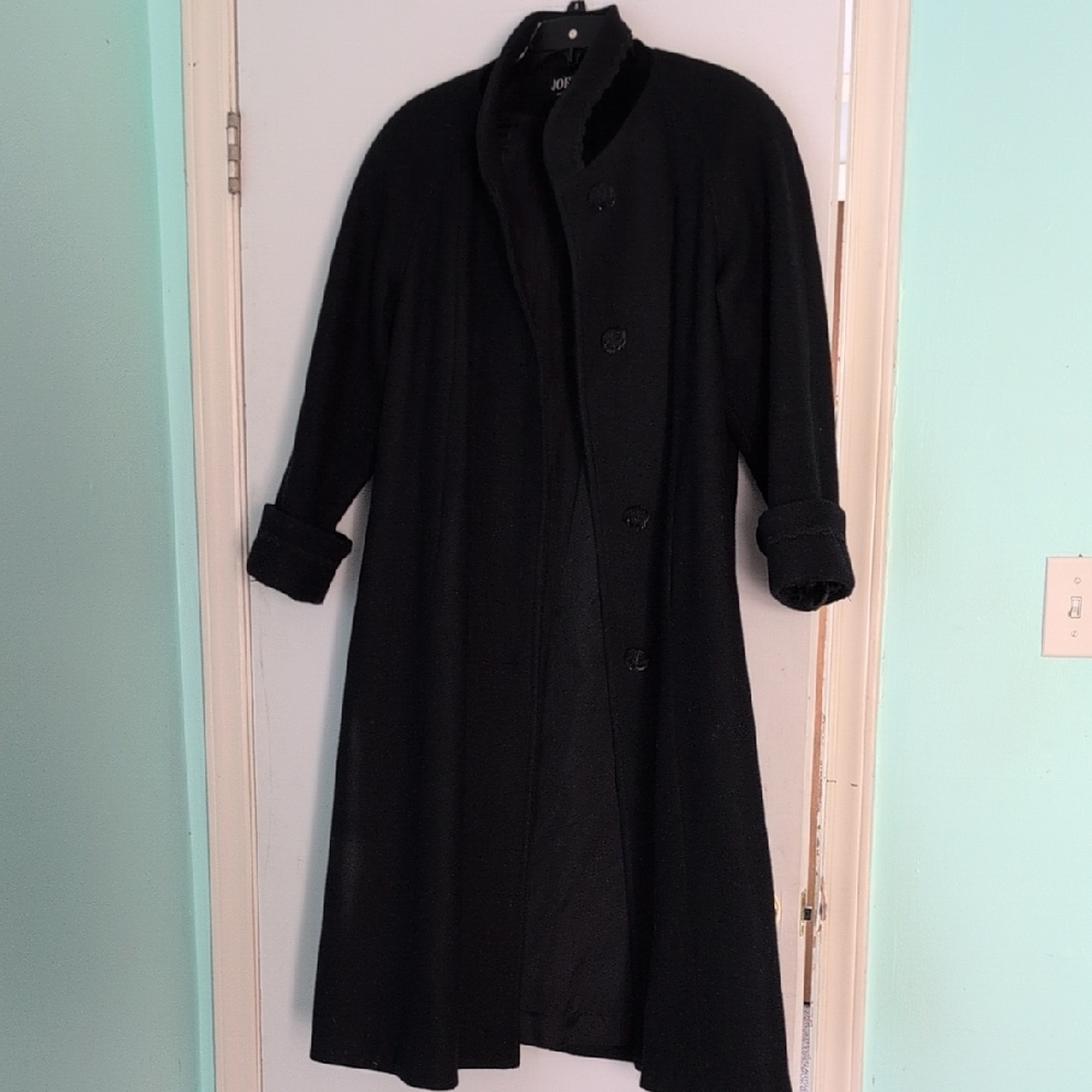 Vintage Black Women's Trench Coat